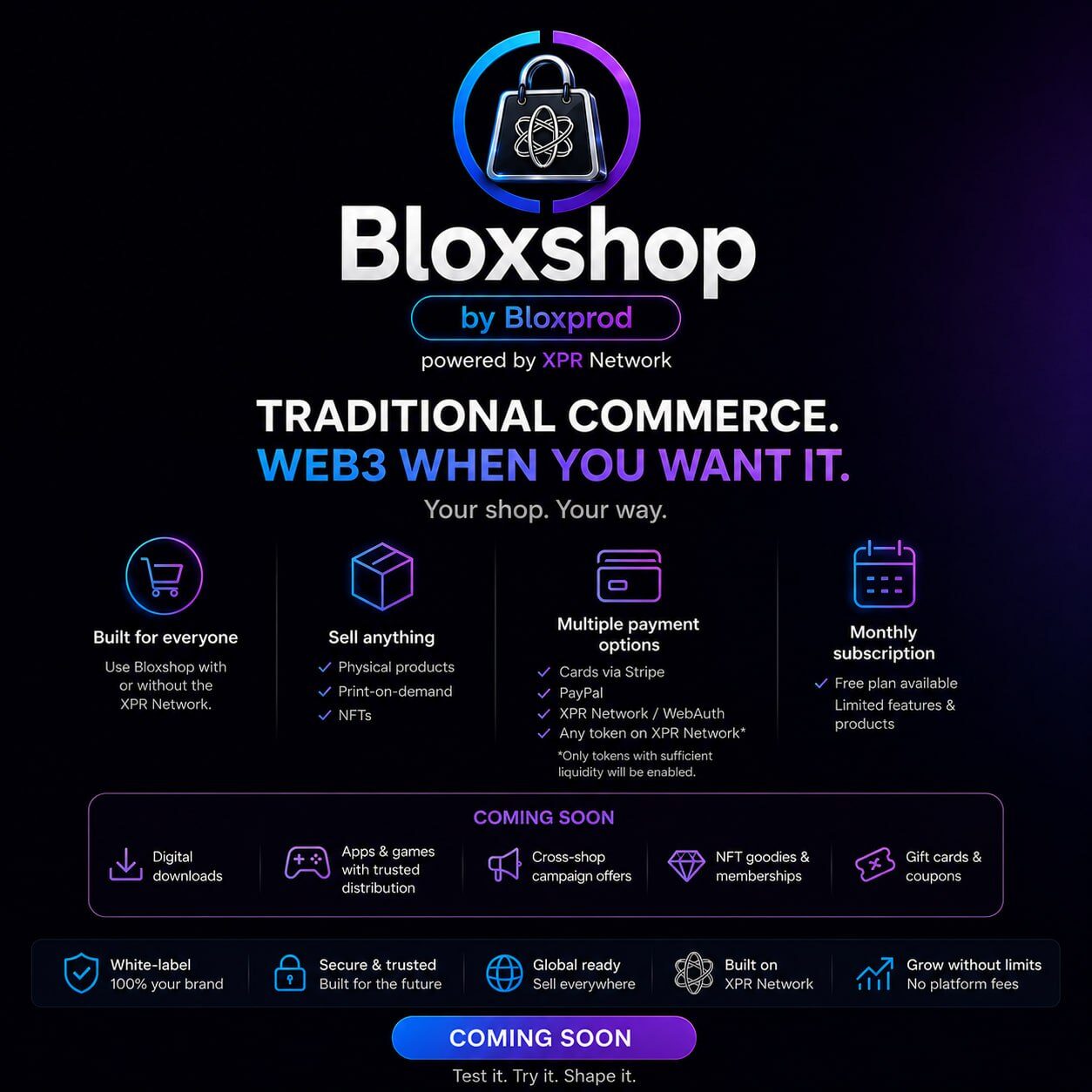 Classic shop and Web3 in one storefront
